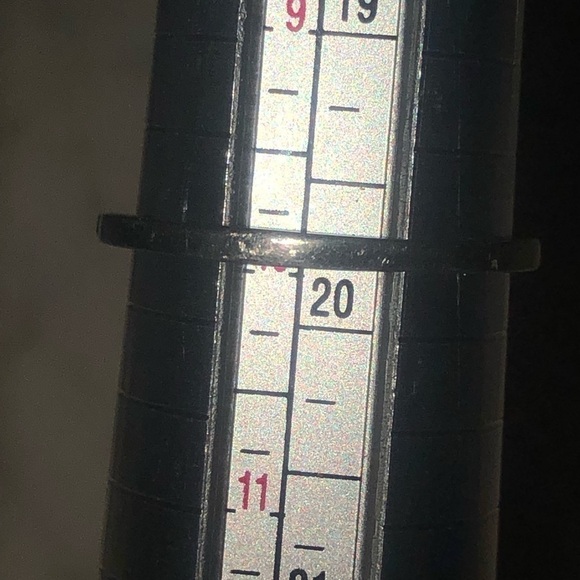 STERLING Silver Blue & White CZ Halo Engagement Statement Ring Sz 9.75 - Picture 12 of 12